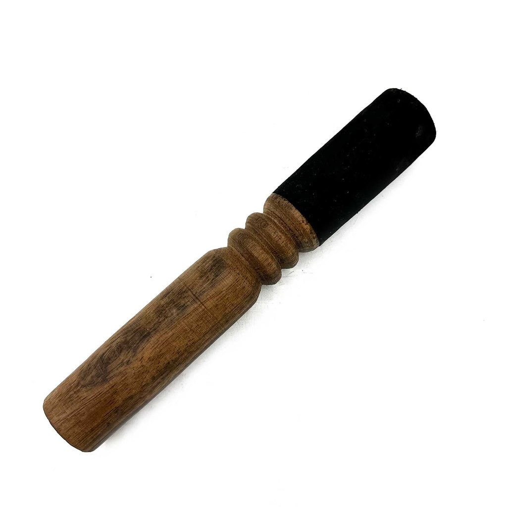 Hand Beaten Engraved Singing Bowl Gift Set with Green Tara Design