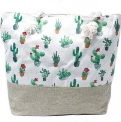 Mini Cactus Design Rope Handle Bag for Trendy Beach Outings Now