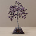 Amethyst Gemstone Tree with Orgonite Base for Home Decor