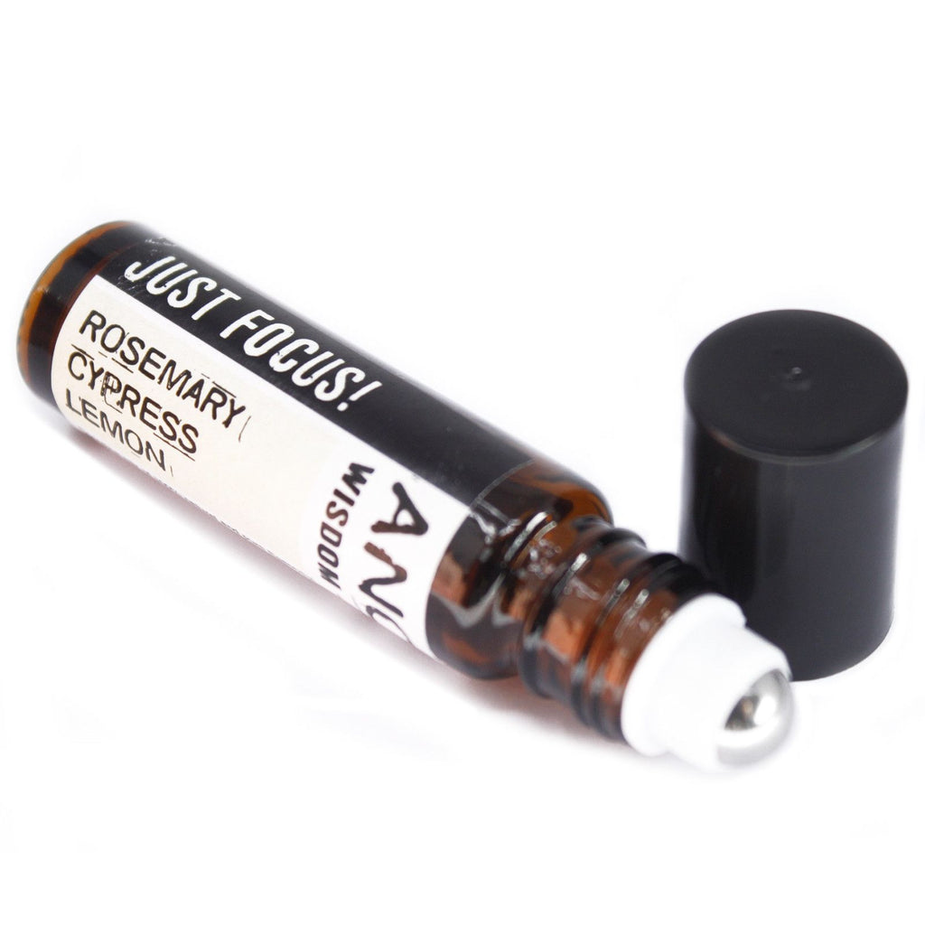 10ml Roll On Essential Oil Blend Just Focus for Daily Energy Boost