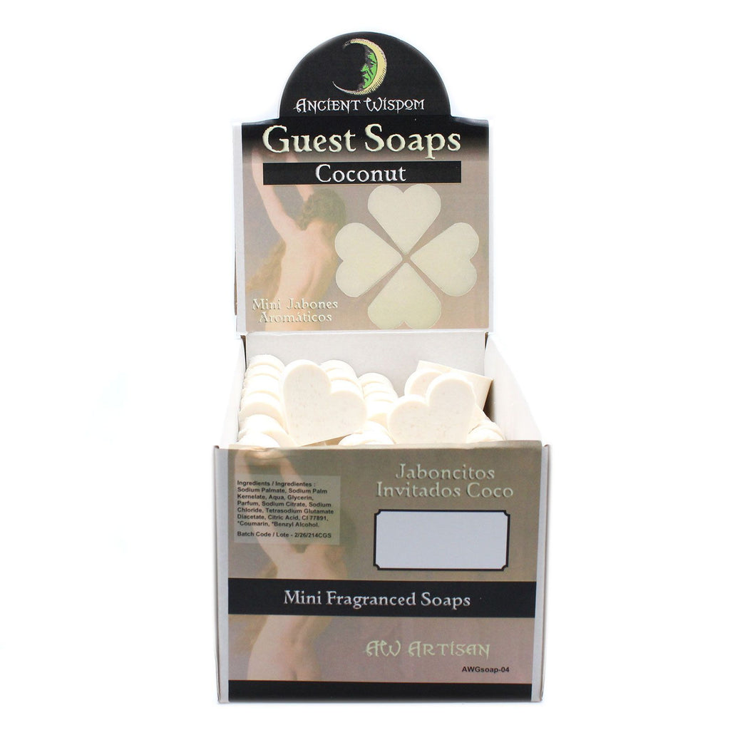 Heart Guest Soap Coconut Scented and Colourful for Bathrooms