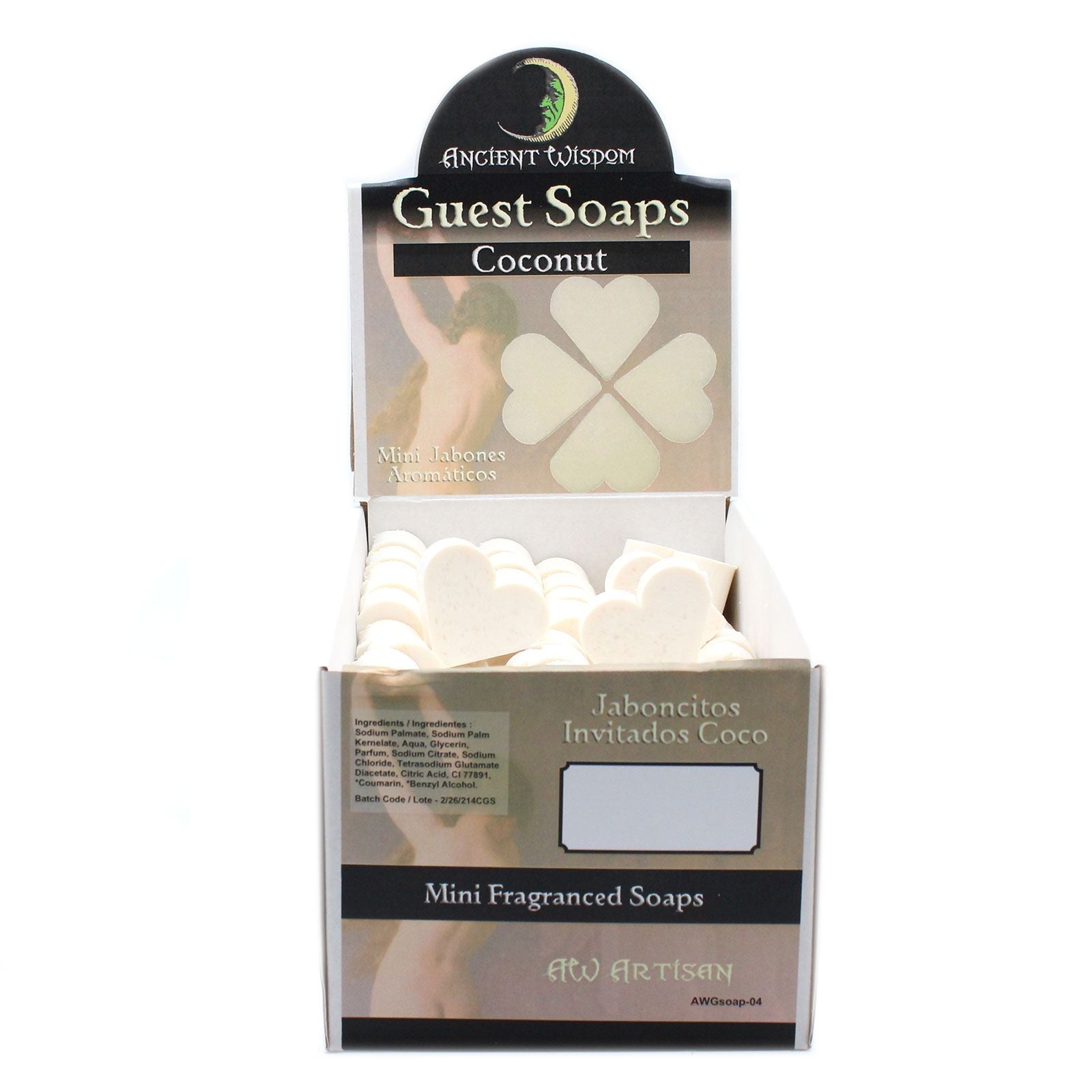 Heart Guest Soap Coconut Scented and Colourful for Bathrooms