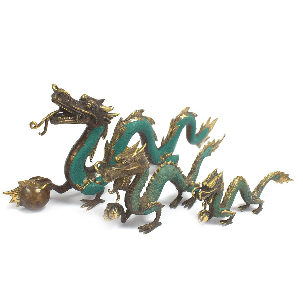 Fengshui Big Dragon with Ball 45cm for Home Decor and Serenity