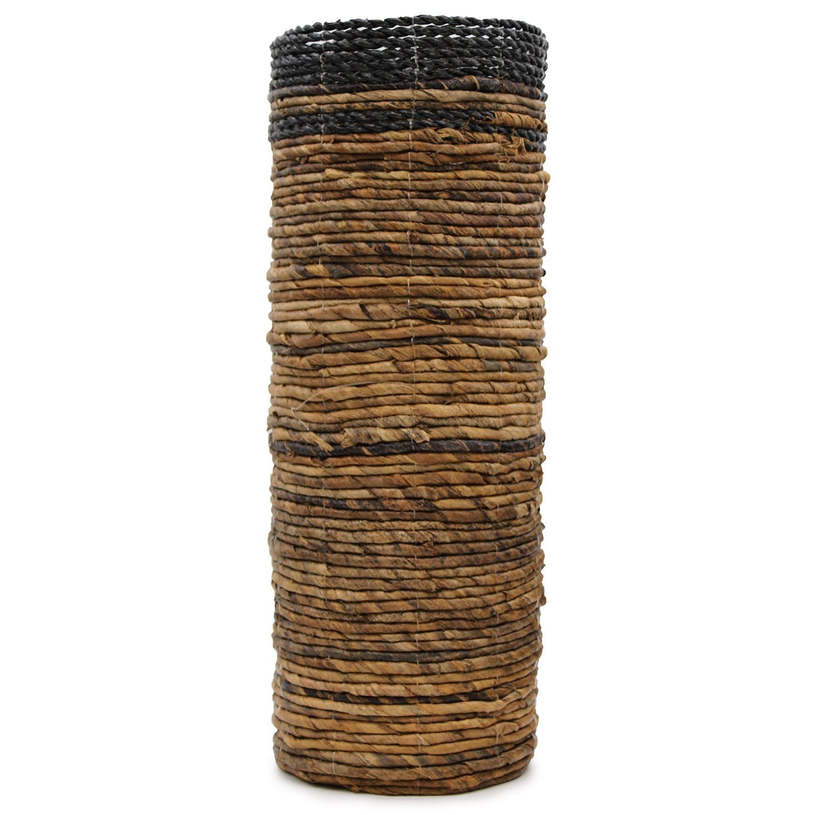 Banana Leaf Set of 2 Vases and 2 Bins for Home Decor