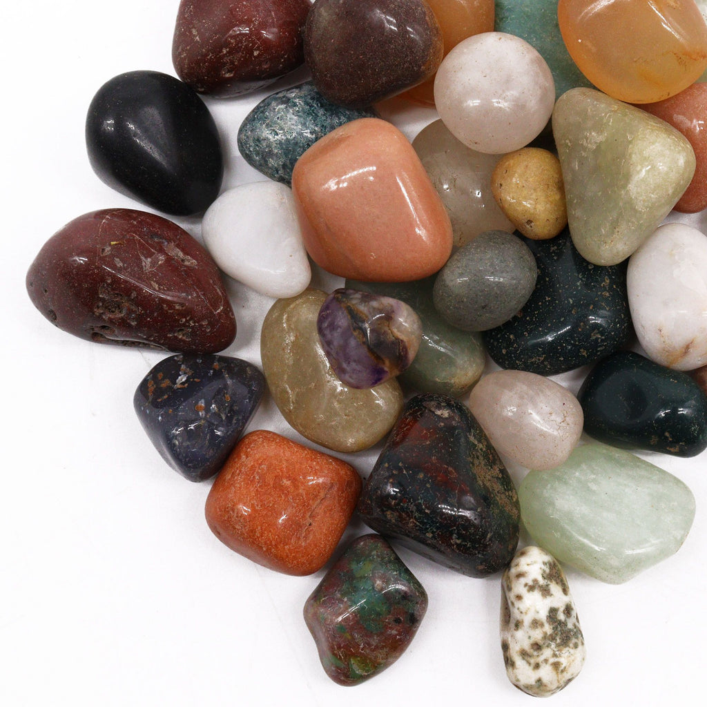 Mixed Gemstones 1kg Bag for Crafting and Decorative Projects