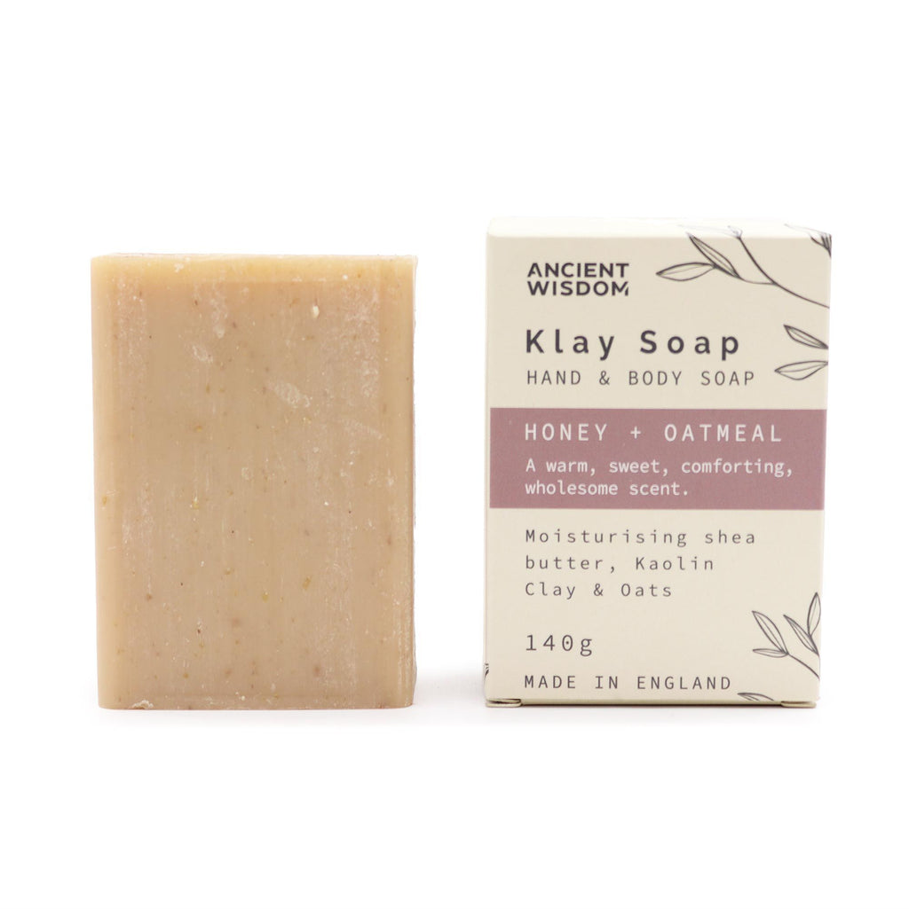 Klay Soap Honey Oatmeal for Gentle Cleansing and Exfoliation