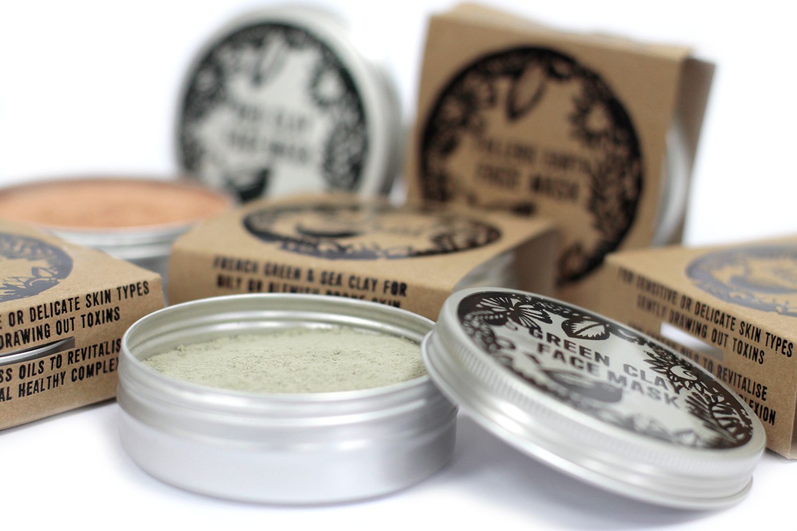 Agnes + Cat Green Clay Face Mask for Refreshing Skin Care Ritual