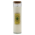Magic Spell Candle Happiness with Green Aventurine Gemstones
