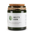 Greenman Woodwick Soy Candle Wolf's Moon in Deep Green Glass Jar