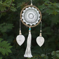 Medium Natural Dream Catcher with Elemental Spirits Design