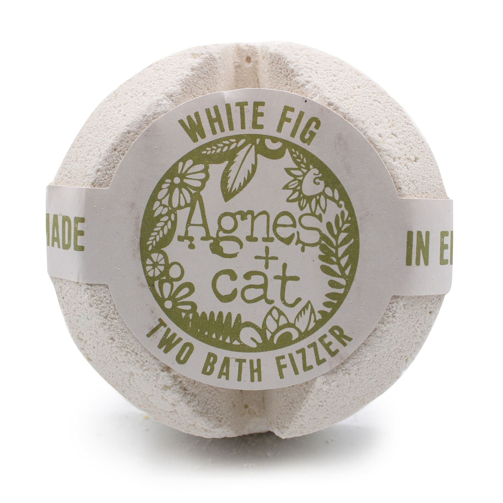 Agnes + Cat Bath Fizzer White Fig for Relaxing and Indulgent Soaks