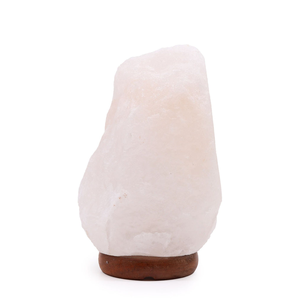 Crystal Rock Himalayan Salt Lamp with Base for Home Decor