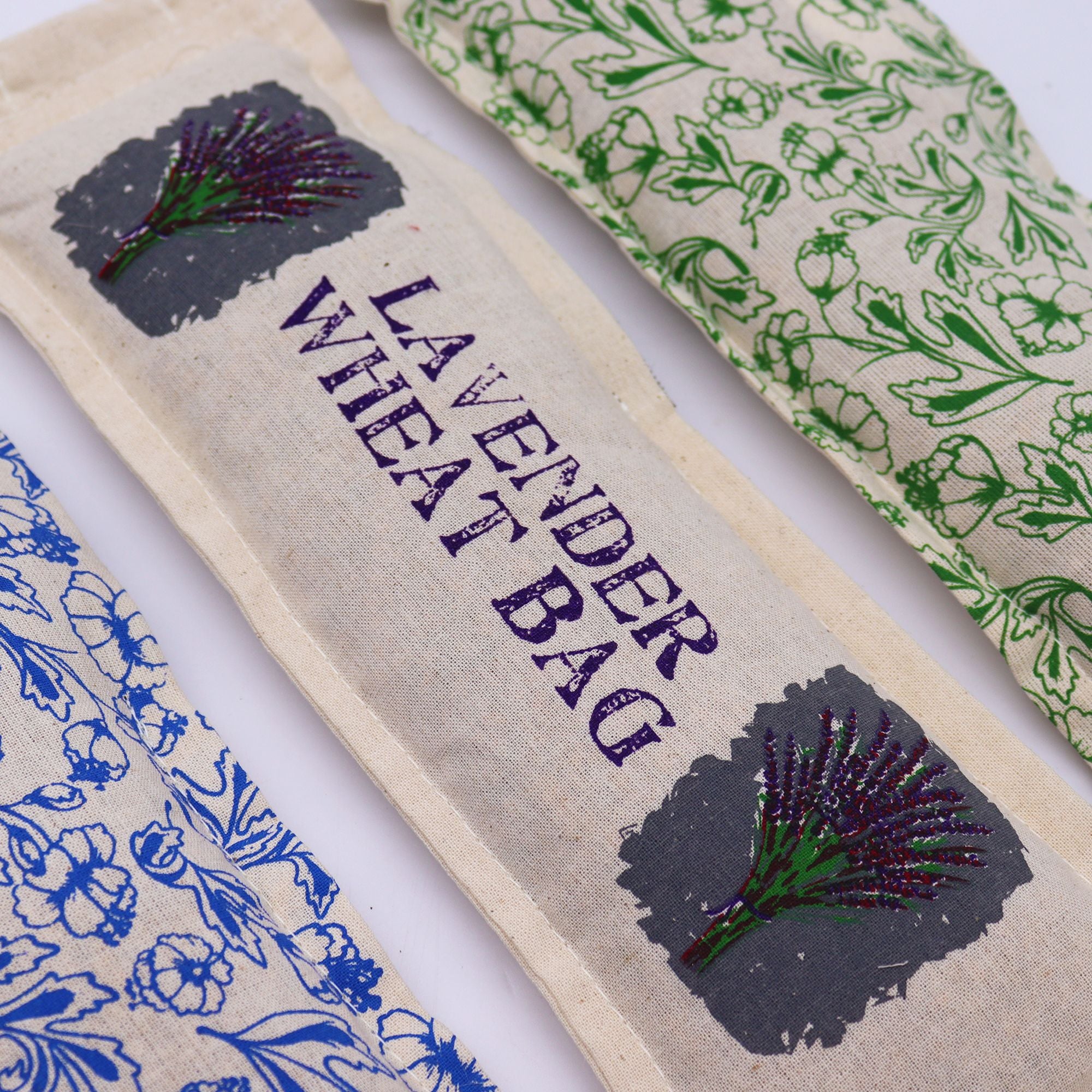 Natural Cotton Wheat Bags with Lavender for Comfort and Relaxation