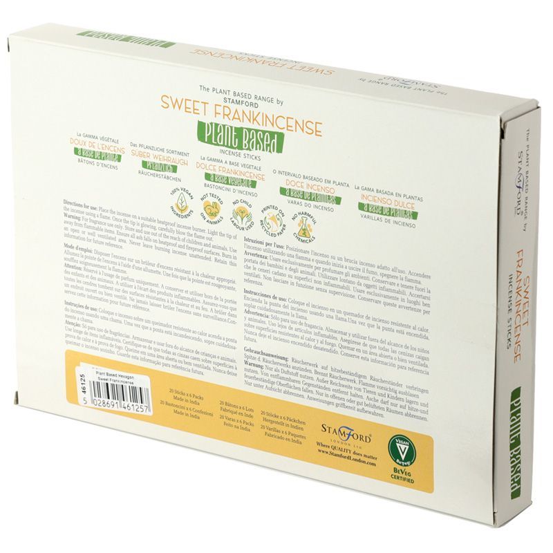 Plant Based Incense Sticks Sweet Frankincense for Aromatic Bliss