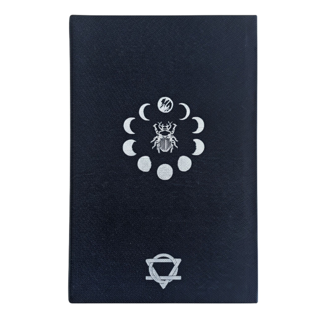 Black Gratitude Journal with Silver Lining for Daily Reflection