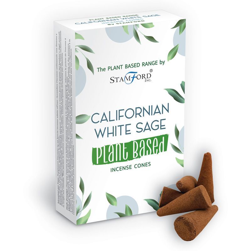 Plant Based Incense Cones with Californian White Sage Aroma