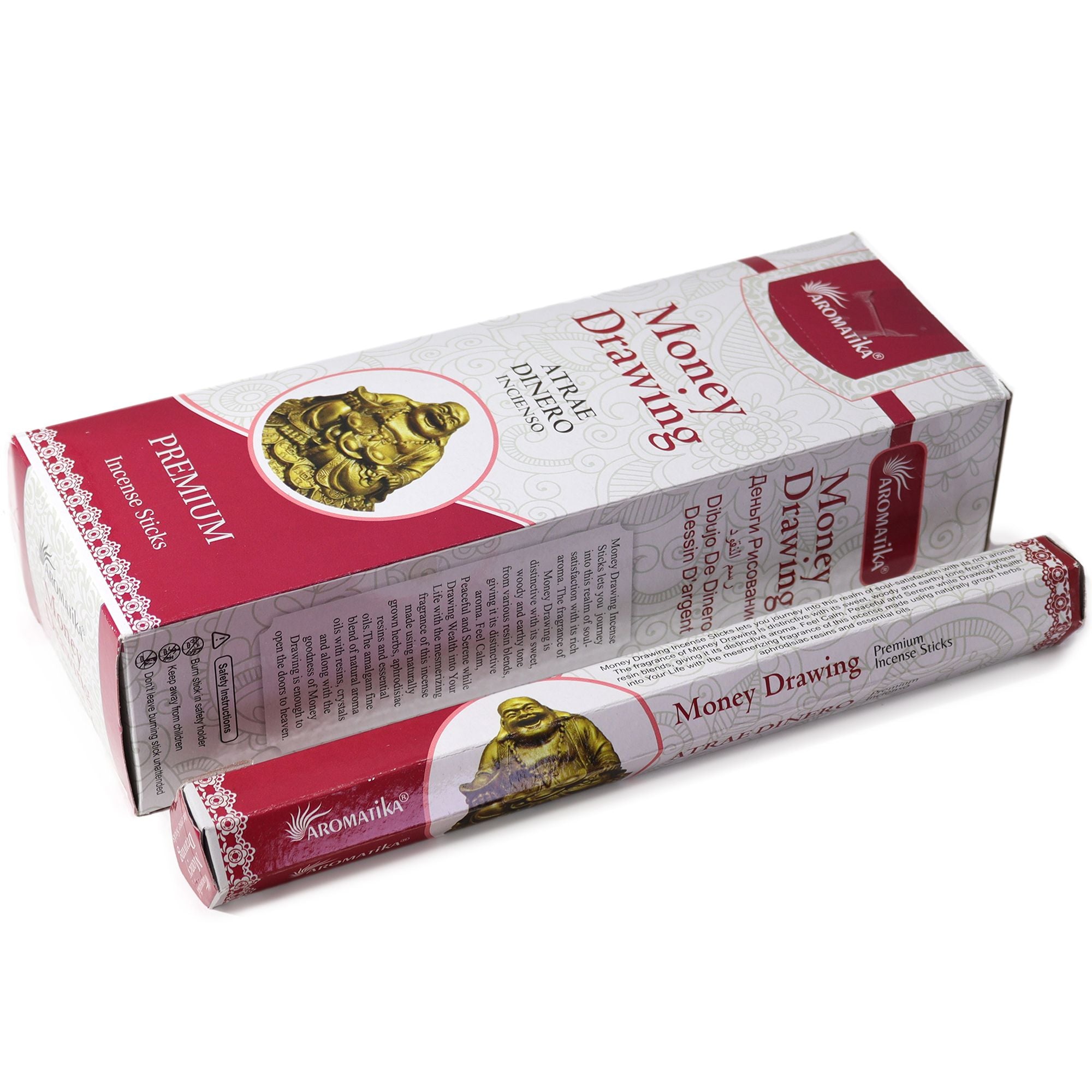 Aromatika Charcoal Free Hex Incense Sticks for Money Drawing