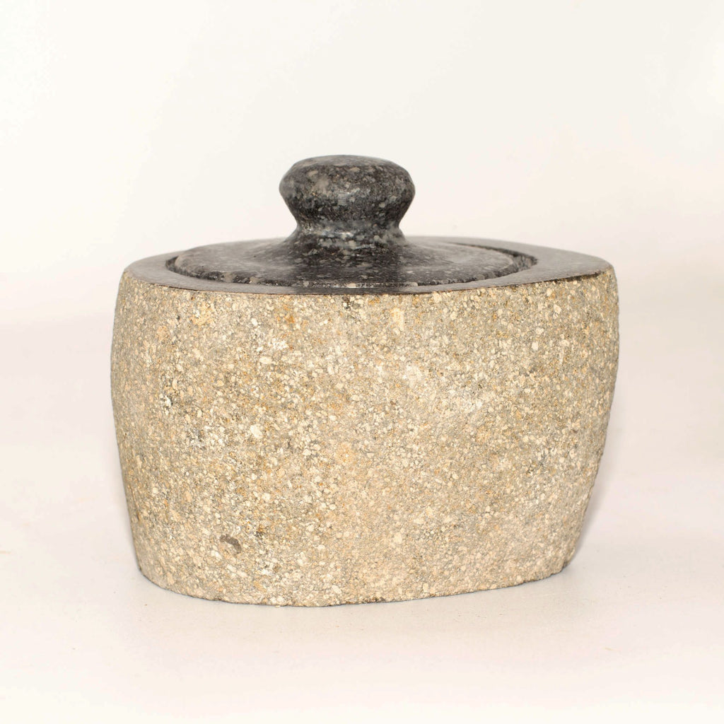Natural Riverstone Grounding Pot Small for Unique Home Decor