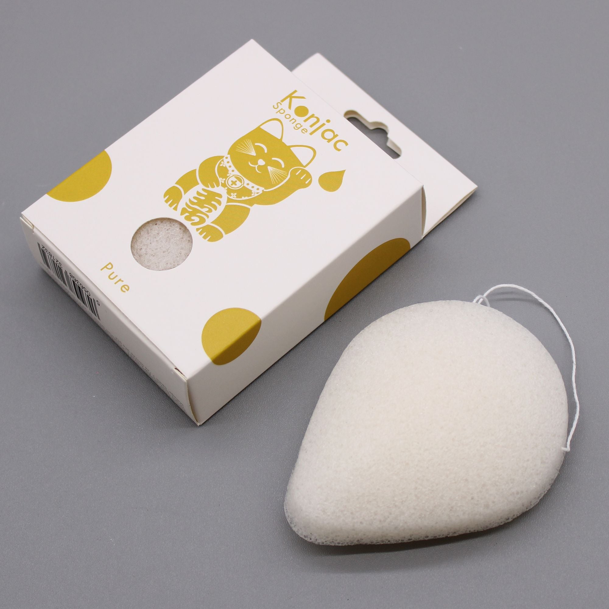 Teardrop Konjac Sponge for Sensitive Skin Natural Cleansing Tool