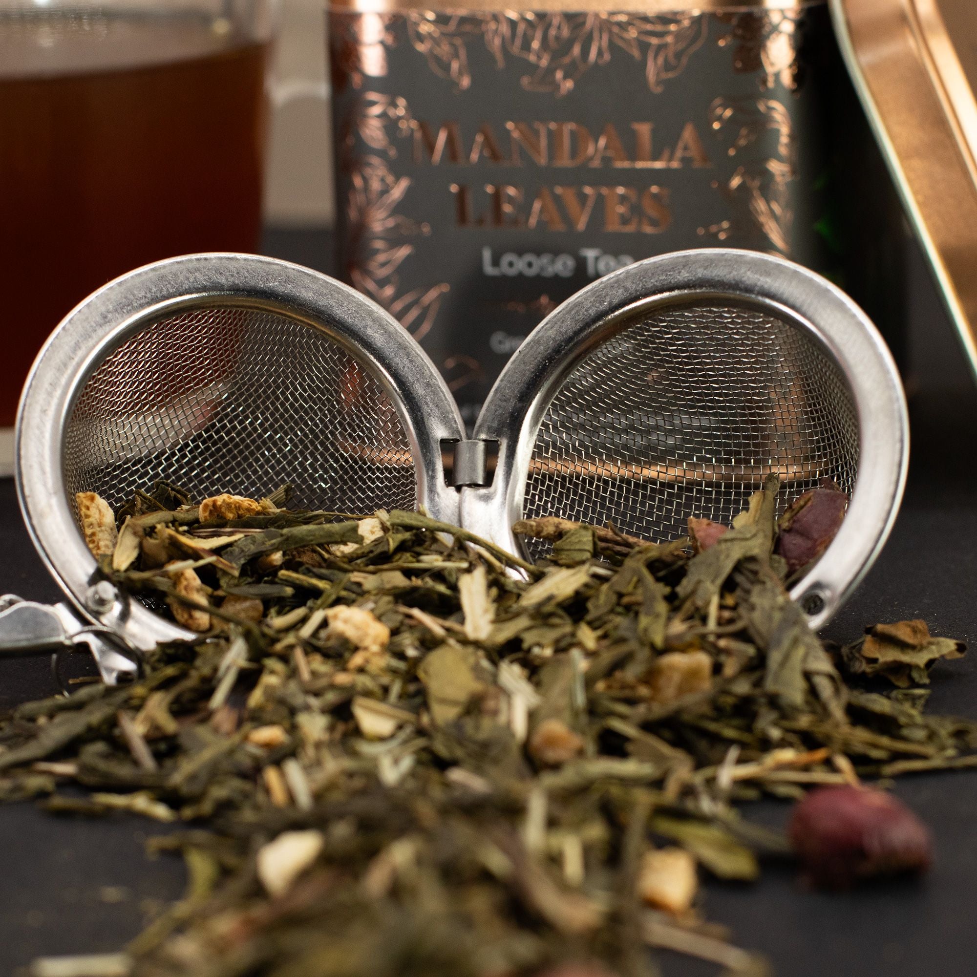 50g Green Dragon Tea Blend Energising Fruity Green Tea in Tin