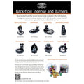 Back Flow Burners A3 Poster for a Calm and Relaxing Home Atmosphere