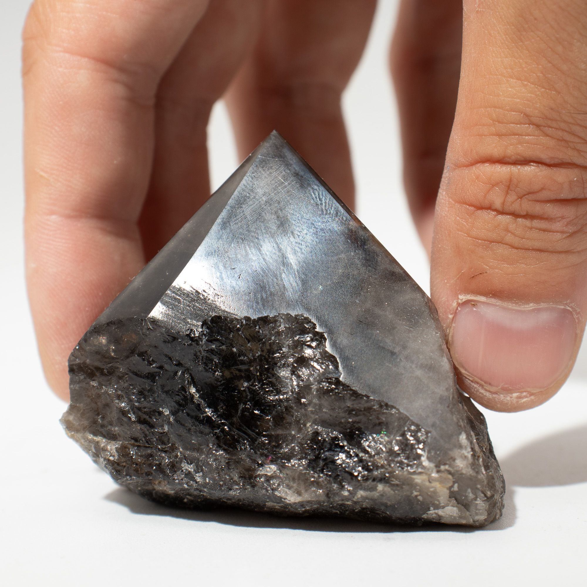 Smoky Quartz Gemstone Top Polished Points Set of 5 to 6 Pieces