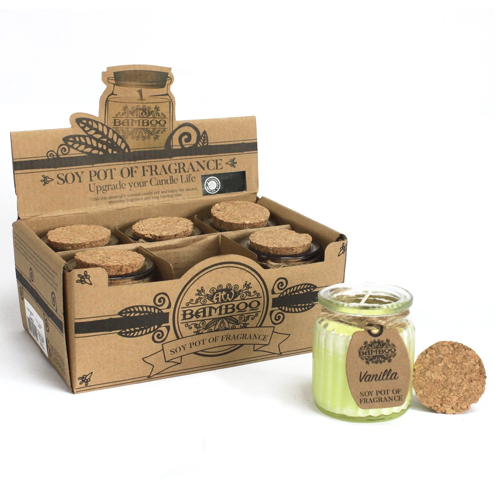 Vanilla Soy Pot of Fragrance Candles for Home and Gifting
