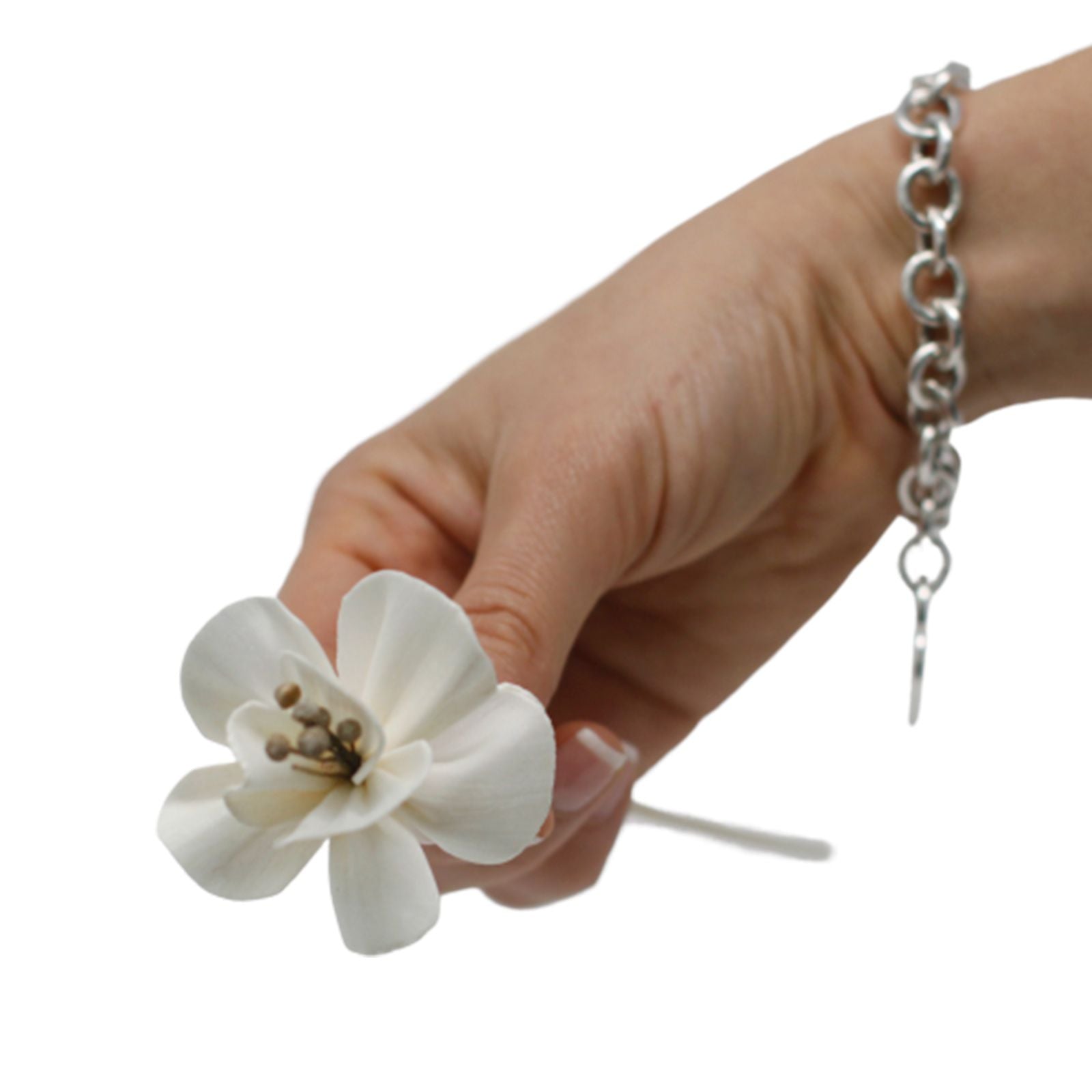 Natural Diffuser Flowers Lily on Reed for Home Fragrance Decor
