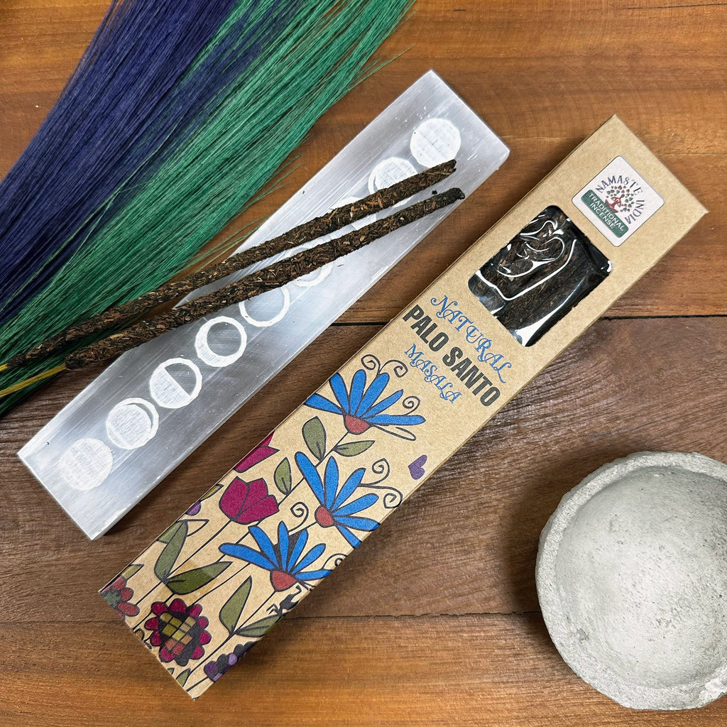 Natural Botanical Masala Incense Sticks with Palo Santo Fragrance