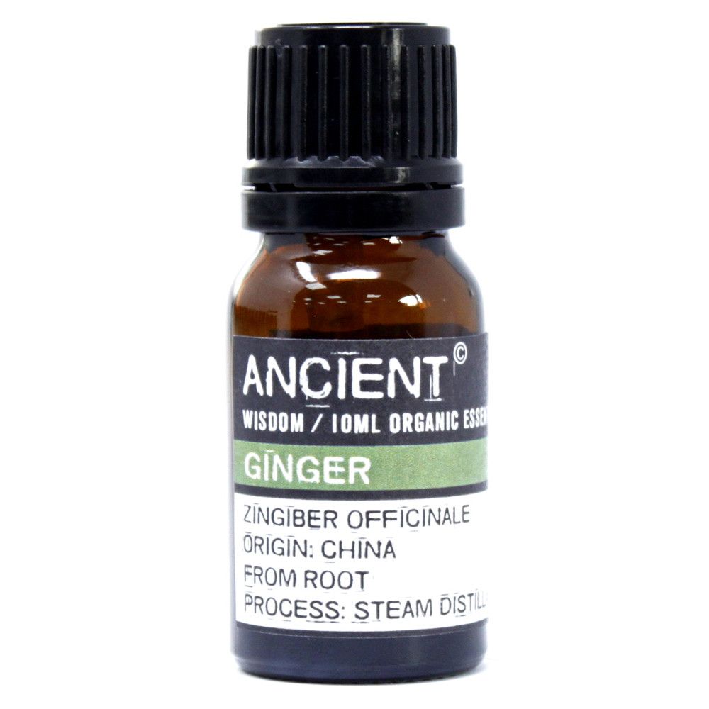 Ginger Organic Essential Oil 10ml for Aromatherapy and Beauty