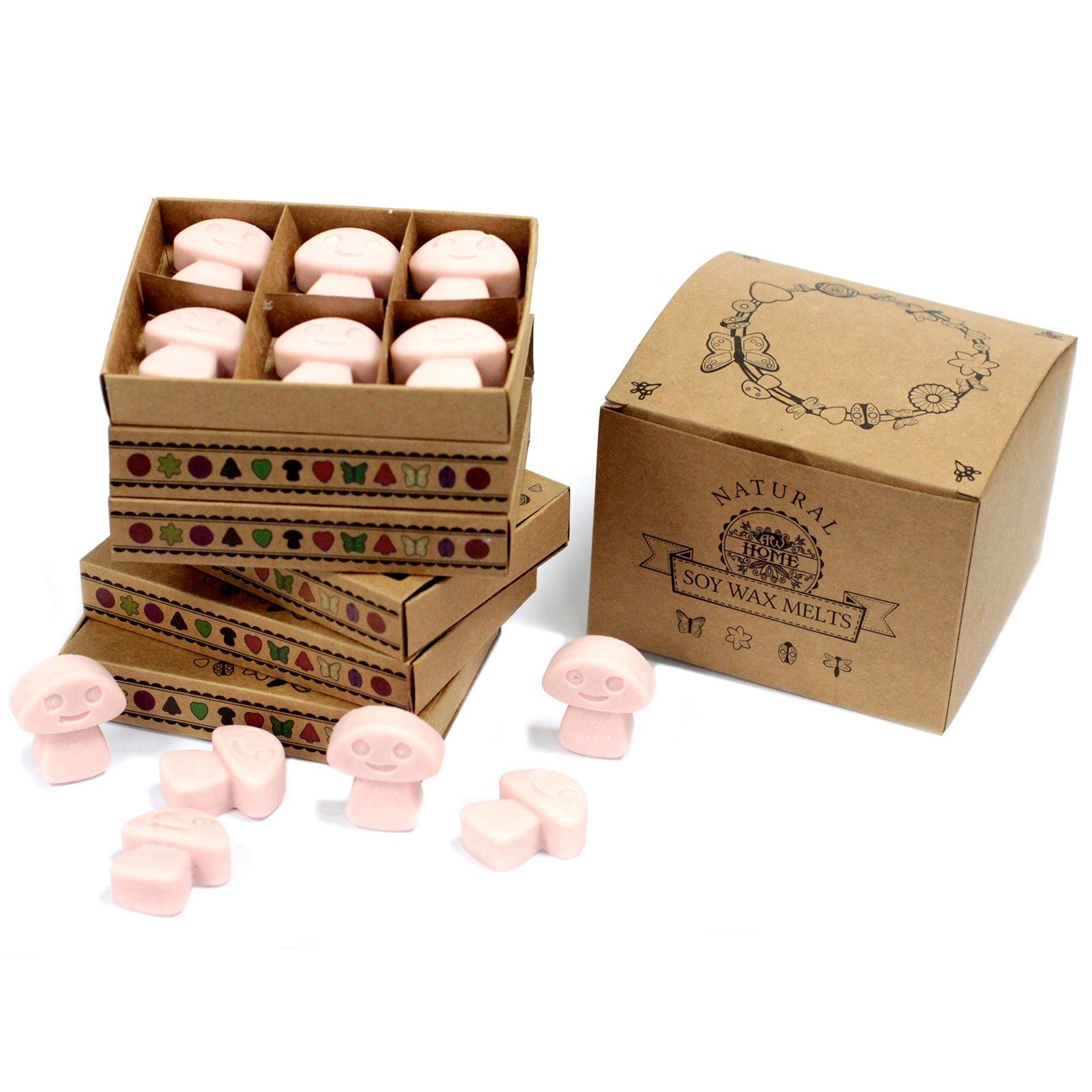 Box of 6 Old Ginger Wax Melts for Inviting Home Fragrance