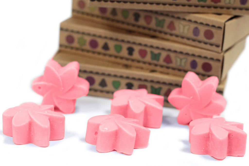 Box of 6 Classic Rose Wax Melts for Home Fragrance Delight