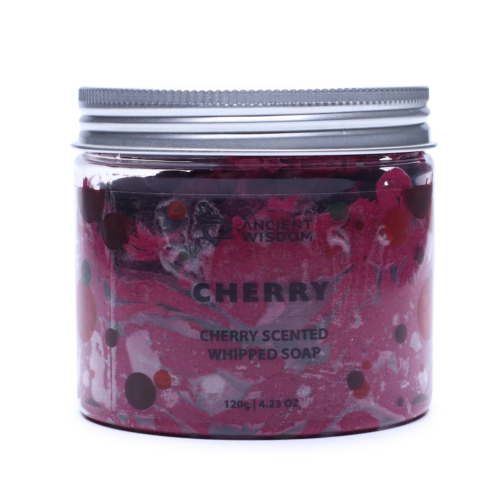 Cherry Whipped Soap 120g with Rich Cherry Scent for Daily Use