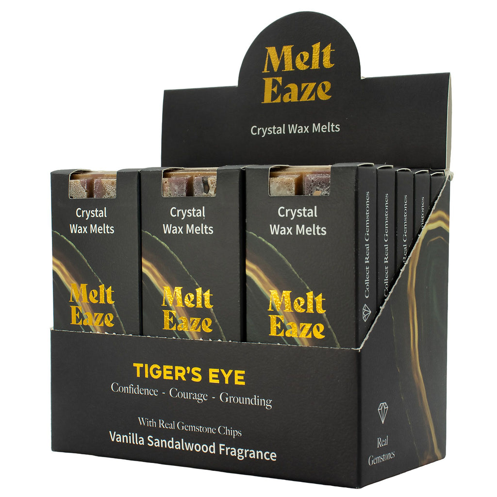 MeltEaze Wax Melts 50g Tigereye Strength with Vanilla Sandalwood