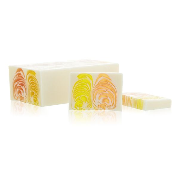Handcrafted Soap Loaf 1.2kg with Refreshing Orange and Ginger