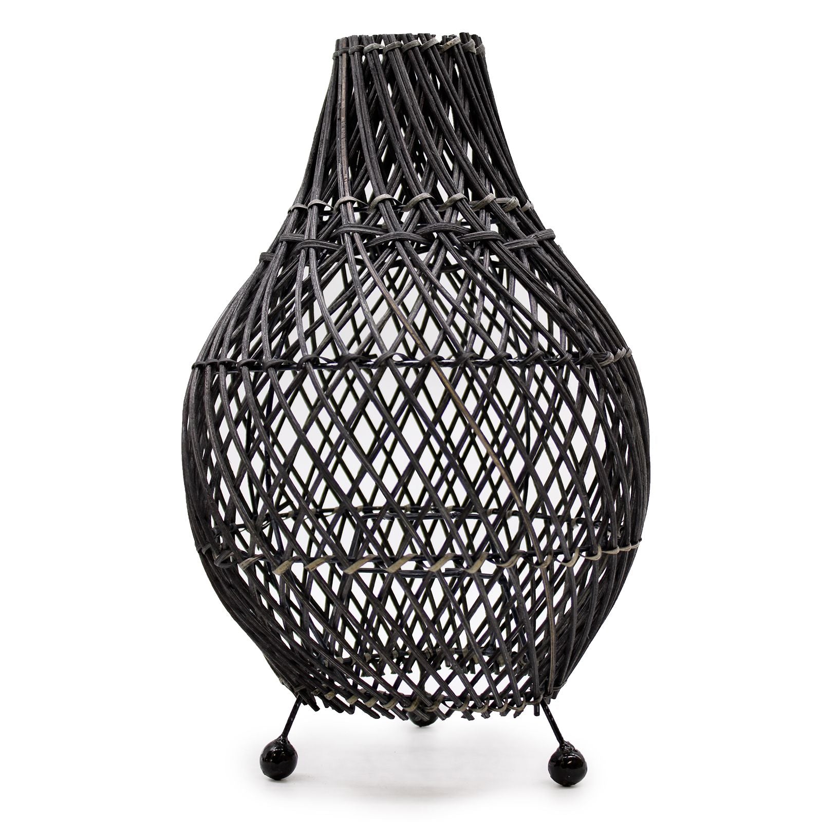 Unique Black Rattan Table Lamps for Elegant Home Decor Lighting