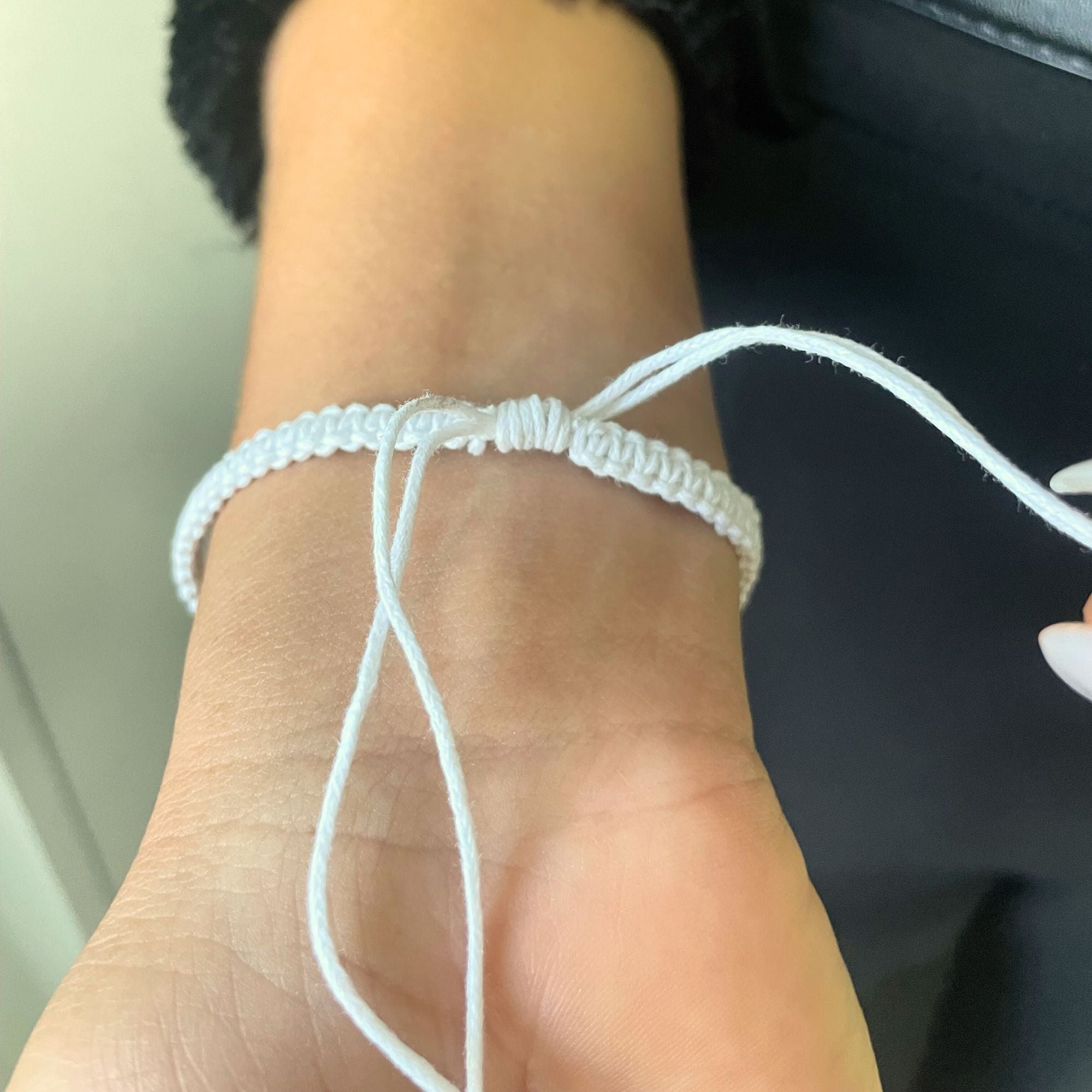 Handmade Friendship Bracelets with Friends Coconut Print Design