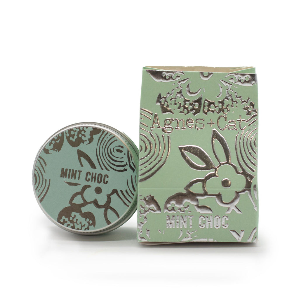 Agnes + Cat Mint Chocolate Lip Balm for Soft and Nourished Lips