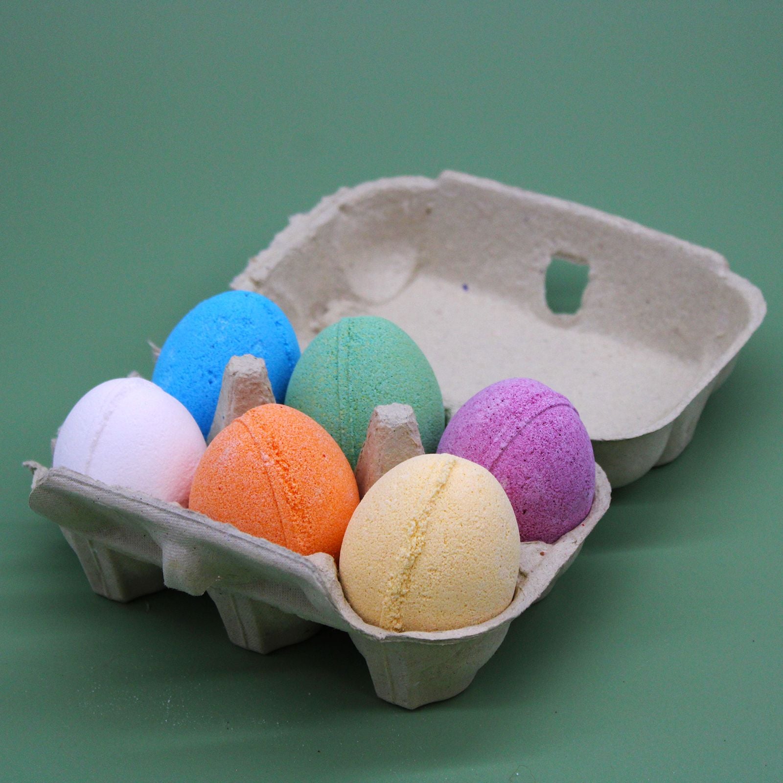 6 Bath Eggs in a Tray Tangerine and Grapefruit for Kids Fun Time
