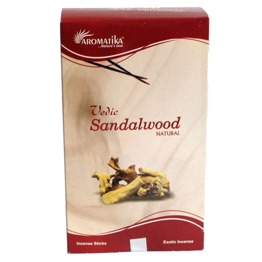 Vedic Incense Sticks Sandalwood Box of 12 for Home Fragrance