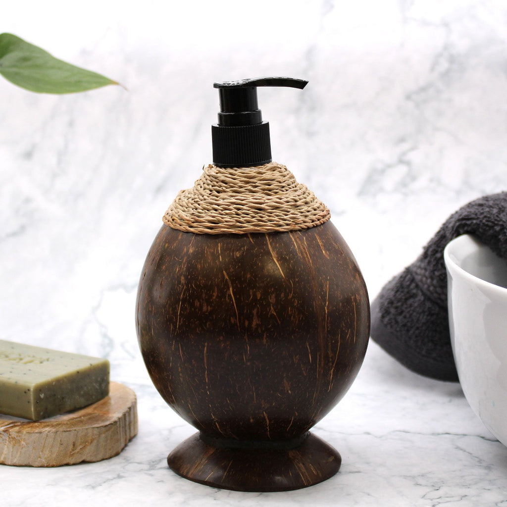 Natural Coconut Soap Dispenser 150ml for Stylish Home Decor