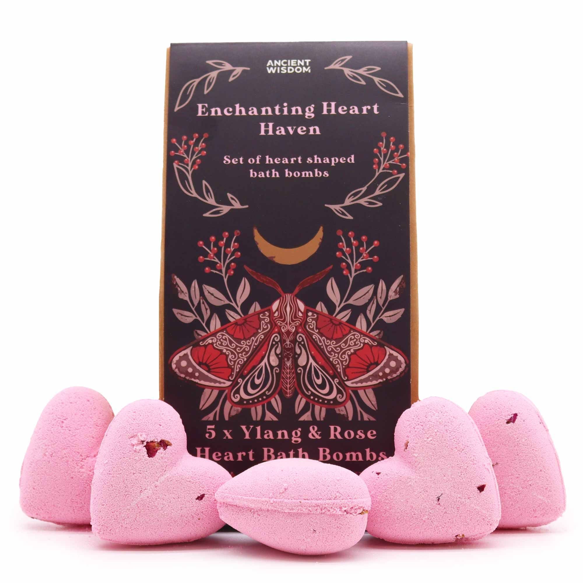 Enchanting Heart Heaven Bath Heart Gift Set for Special Occasions