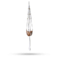 Macrame Pot Holder Beaded Natural 1 Meter for Home Decor