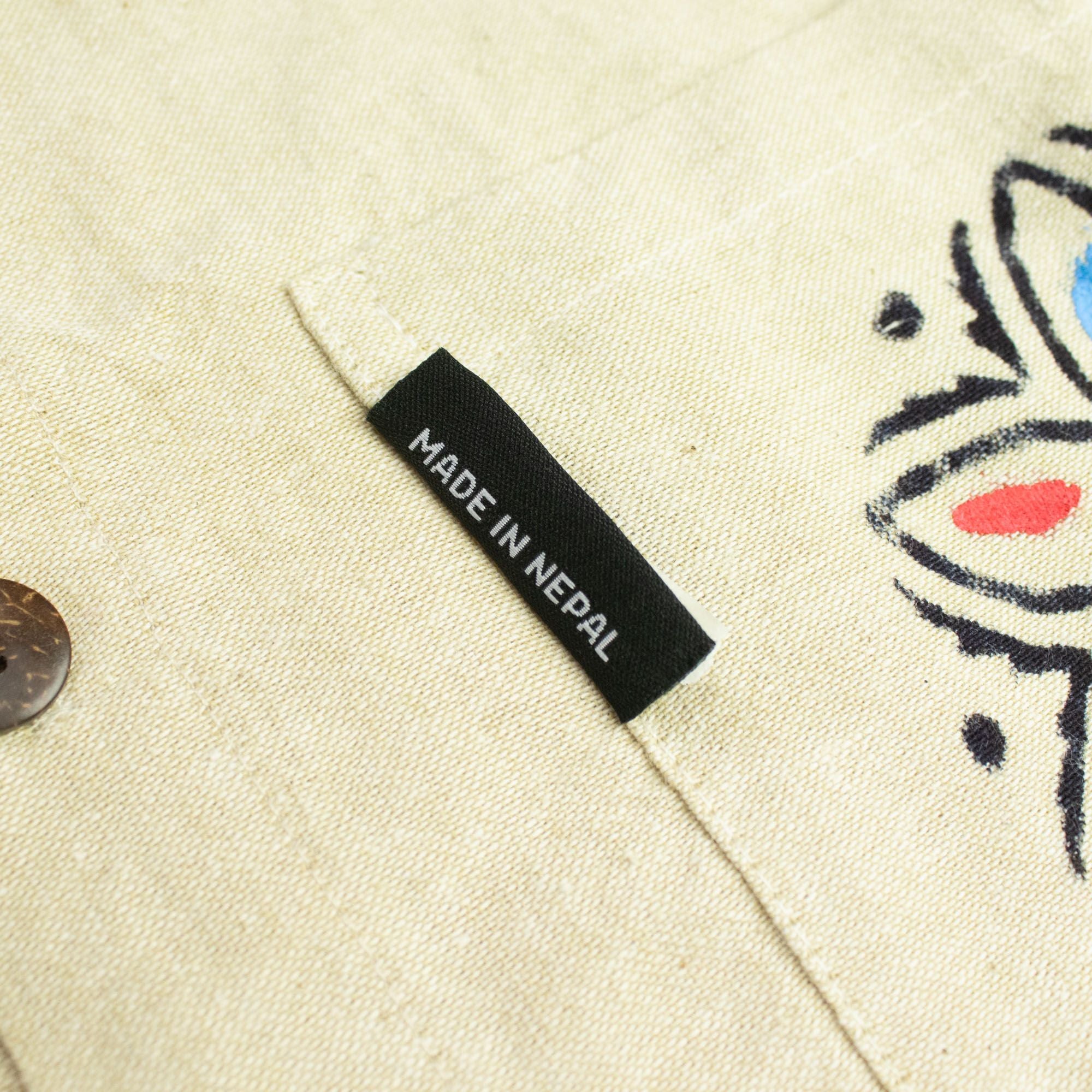 Nomad Sari Kathmandu Shirt in Stone for Everyday Casual Style