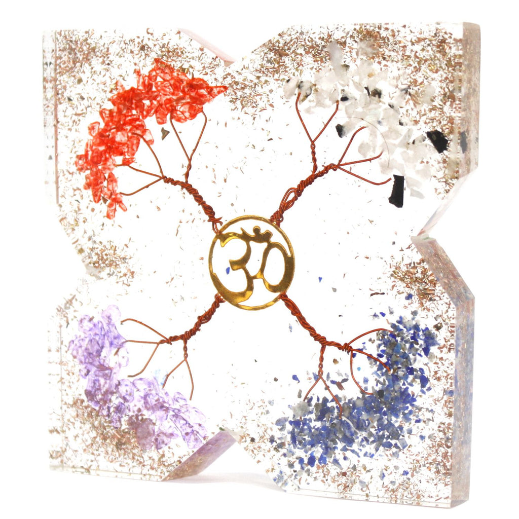 Enchanting Orgonite Desk Power Packs with 4 Tree Copper Attractors