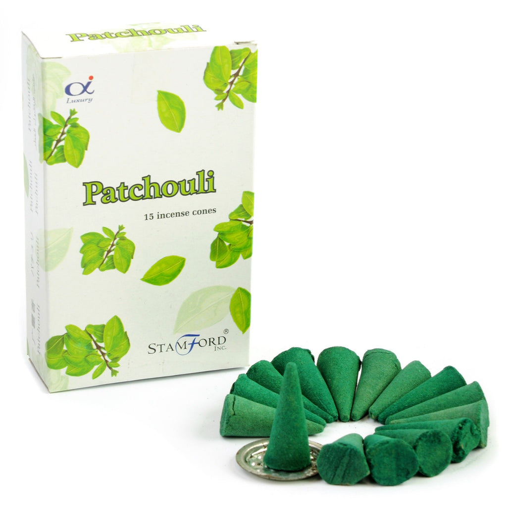 Patchouli Cones Premium Incense for Home Fragrance and Relaxation
