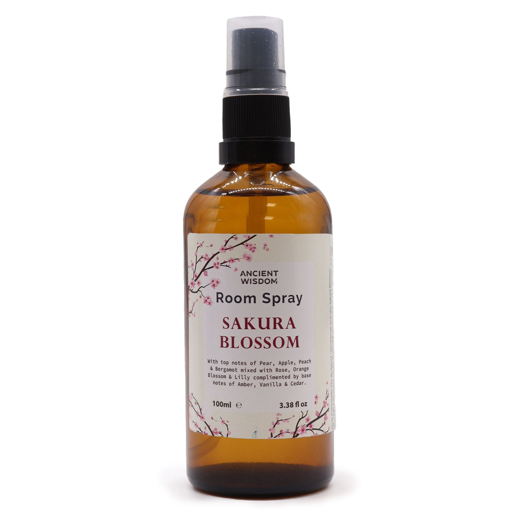 Home Fresh Room Spray with Sakura Essence 100ml for Aromatic Bliss