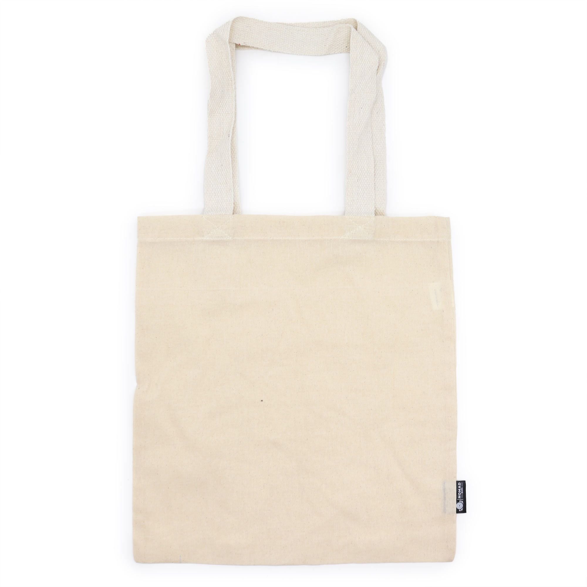 Iconic Basic Tote Bag Unprinted Natural 4oz for Everyday Use