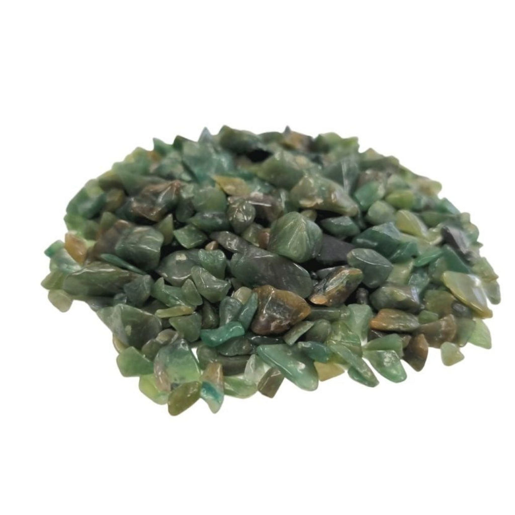 Green Avenurine Gemstone Chips Bulk 1KG for Crafting Projects