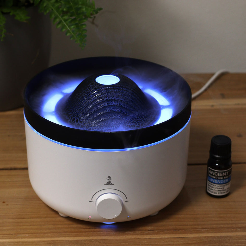 Large Volcano Effect Aroma Diffuser with Colour Changing Light